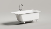 Ванна встраиваемая CASCATA 150x70 S-Stone Матовый