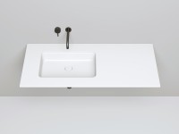 Раковина встраиваемая MAREA 09  в цвете по RAL 545х380х126 S-Stone Матовое