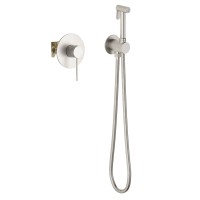 Смеситель встроенный с гигиеническим душем Timo Saona 2389/13SM никель