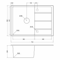 Мойка EMAR EMQ-1700.Q EMQ-1700.Q Антрацит