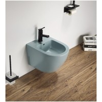 Биде подвесной Ceramalux В2342BDMLG цвет зеленый