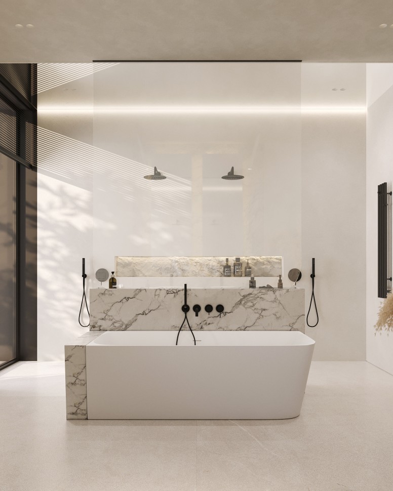 Ванна из искусственного камня ABBER Stein AS9621-1.7 L белая матовая