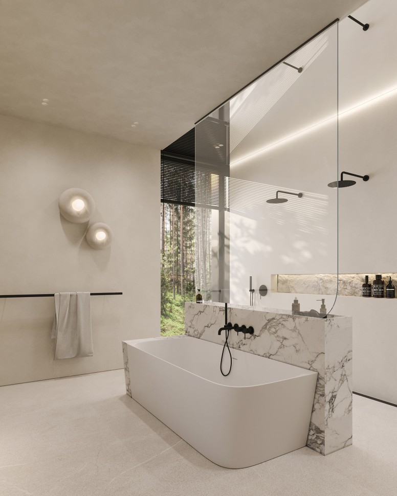 Ванна из искусственного камня ABBER Stein AS9621-1.7 L белая матовая