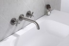 Смеситель ABBER Wasser Kreis AF81121NG для раковины скрытого монтажа, никель