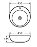Накладная раковина BelBagno BB3096