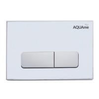 AQM4104W Панель смыва акриловая AQUAme, белый