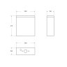 Бачок BelBagno FLAY-R BB2149T