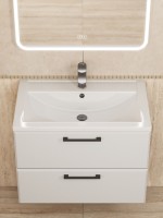 Раковина для ванной Uperwood Foster 70 см, белая глянцевая