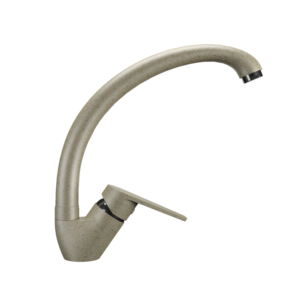 Смеситель для кухни высокий Uperwood ECON UPD-002-02, бежевыйатовый