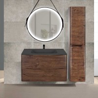 База под раковину Paola 800 подвесная, 2 выкатных ящика soft close, R.Wood