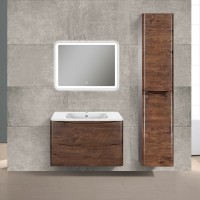 База под раковину Paola 800 подвесная, 2 выкатных ящика soft close, R.Wood