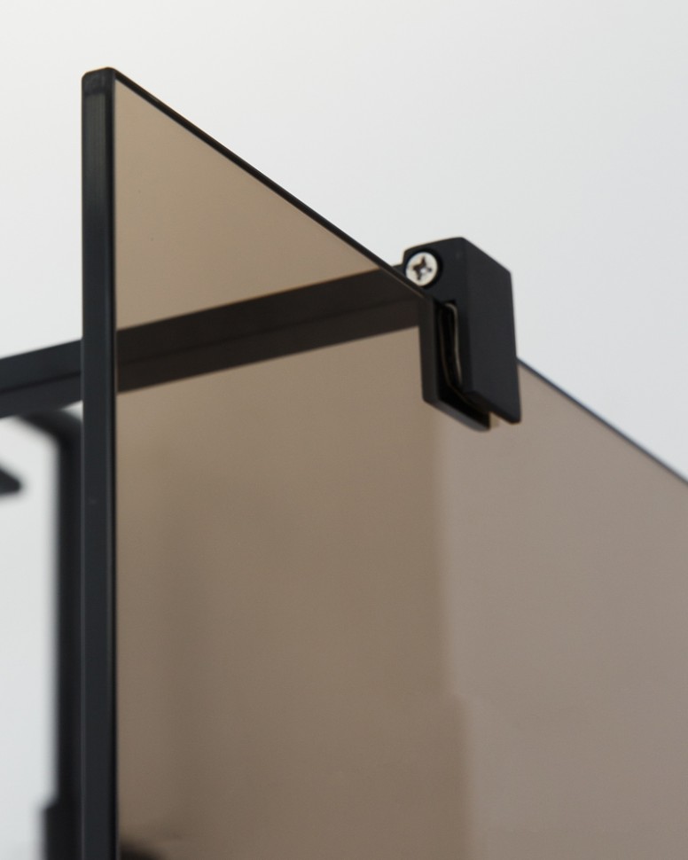 Душевая перегородка CEZARES LIBERTA-L-2-90-BR-NERO