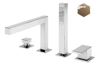 Смеситель на борт ванны CEZARES PORTA-BVDM4-SS