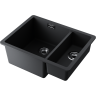 Кухонная мойка Omoikiri Kata 55-2-U-BL Artgranit/черный