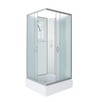 Душевая кабина Niagara Classic NG-33984-14QBK (90х80х200) средний поддон(26см),стекло матовое,4 места