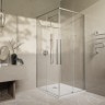 Душевой уголок Slim-N VSS-4SN8010CLBN, 1000*800, брашированный никель, стекло прозрачное