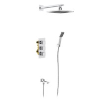 Душевая система встроенная с термостатом Timo Tetra-thermo SX-0199/00SM хром