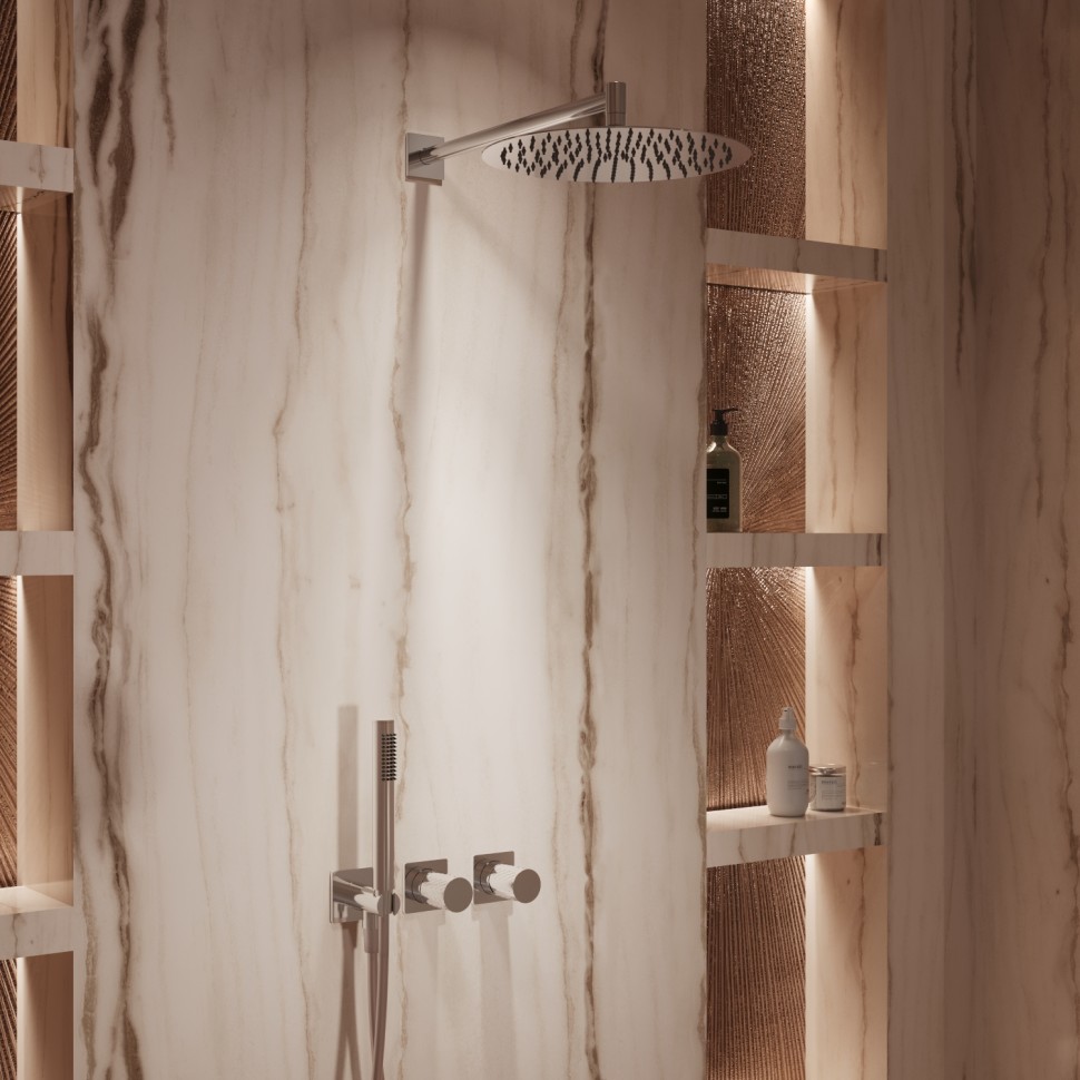 Душевой комплект Alto VSFW-6AL1CH встраиваемый, 2 режима, хром