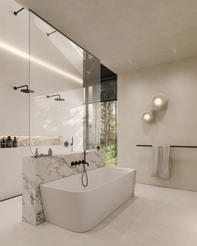 Ванна из искусственного камня ABBER Stein AS9621-1.7 R белая матовая