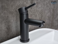 Смеситель для раковины Gid Berlin SS080-BM-K SS080BMK черный матовый