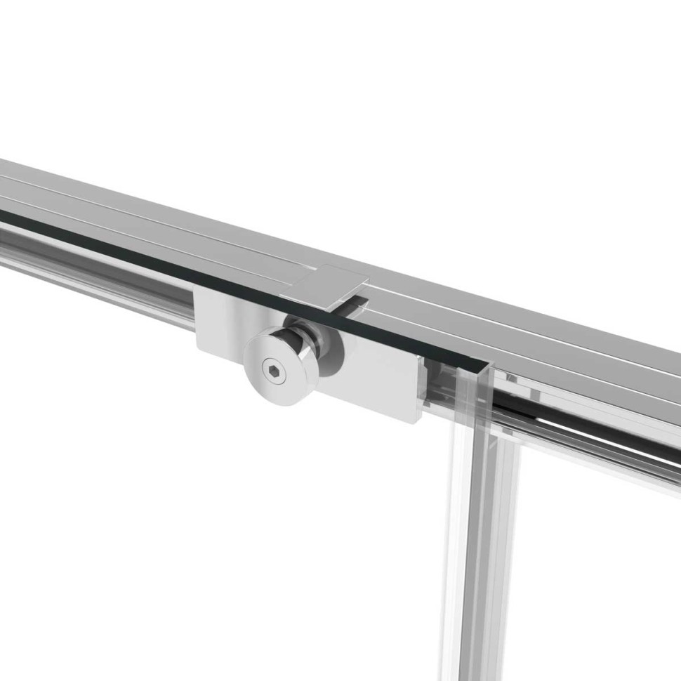 Душевая дверь Slim Soft VDS-1SS140CL, 1400, хром, стекло прозрачное