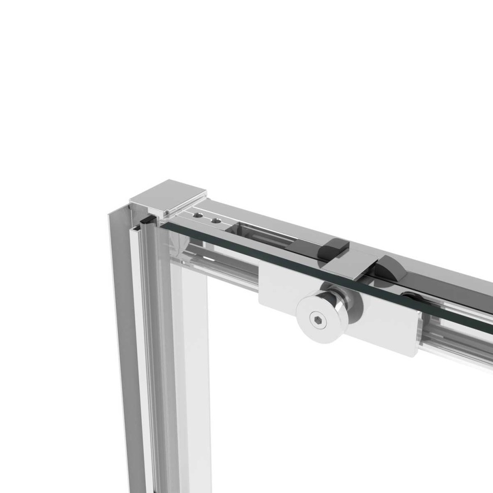 Душевая дверь Slim Soft VDS-1SS140CL, 1400, хром, стекло прозрачное