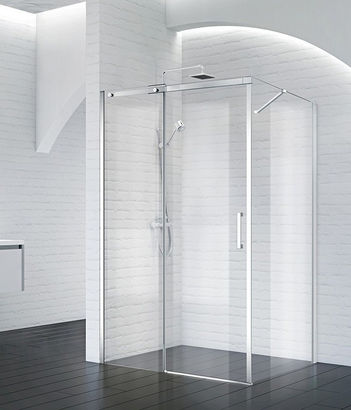 Боковая панель BelBagno ACQUA-80-FIX-C-Cr