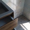 База под раковину Vincea  Luka 600 подвесная, 2 выкатных ящика soft-close, С.Oak