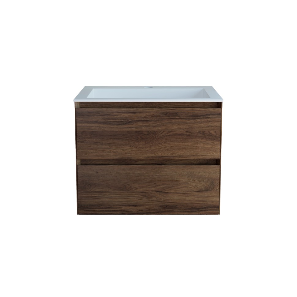 База под раковину Vincea  Luka 600 подвесная, 2 выкатных ящика soft-close, С.Oak