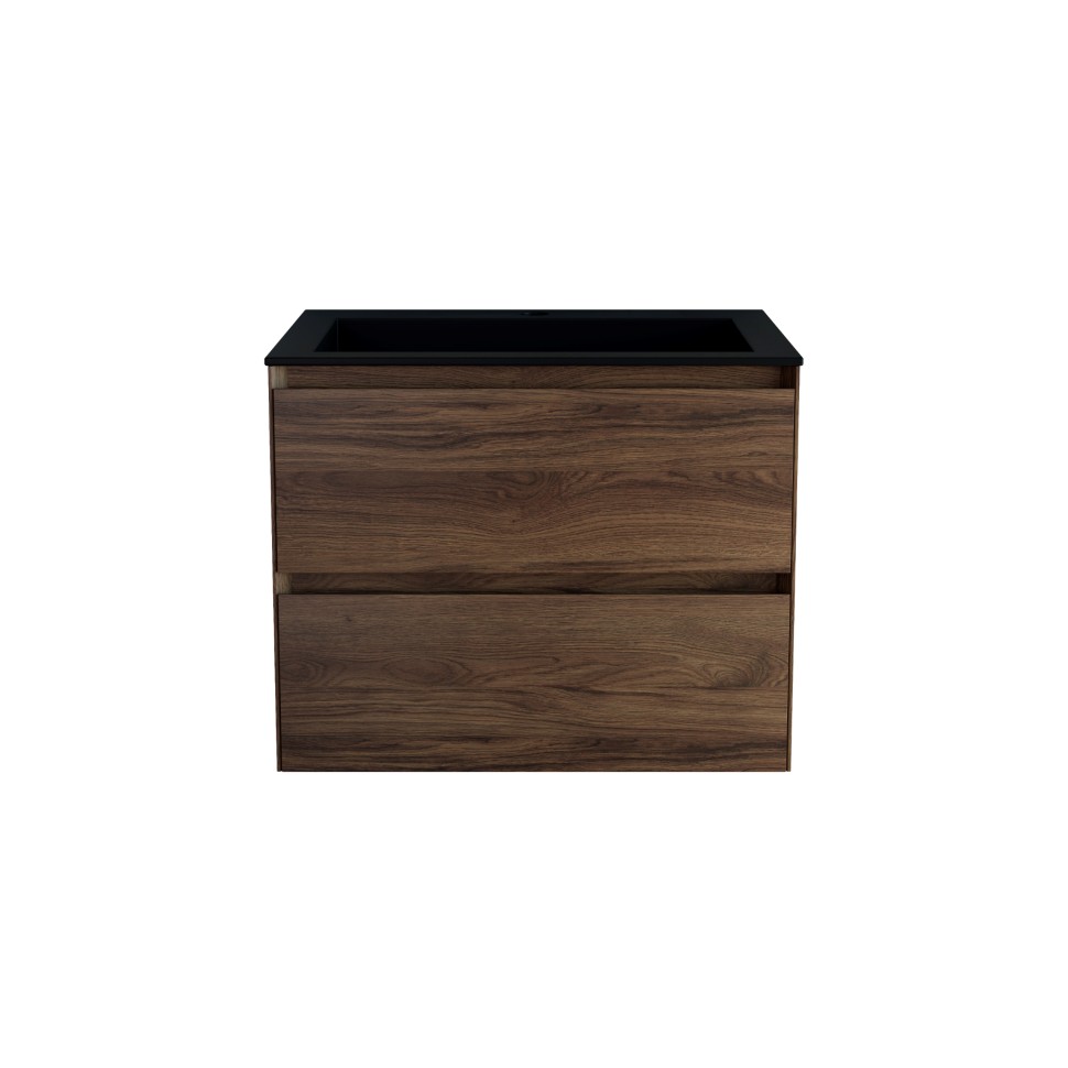 База под раковину Vincea  Luka 600 подвесная, 2 выкатных ящика soft-close, С.Oak