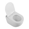 Унитаз подвесной безободковый с сиденьем и смывом TORNADO BelBagno SENSO-TOR BB017CH-TOR/SC