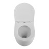 Унитаз подвесной безободковый с сиденьем и смывом TORNADO BelBagno SENSO-TOR BB017CH-TOR/SC