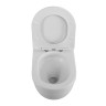 Унитаз подвесной безободковый с сиденьем и смывом TORNADO BelBagno SENSO-TOR BB017CH-TOR/SC
