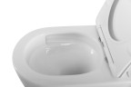 Унитаз подвесной безободковый с сиденьем и смывом TORNADO BelBagno SENSO-TOR BB017CH-TOR/SC