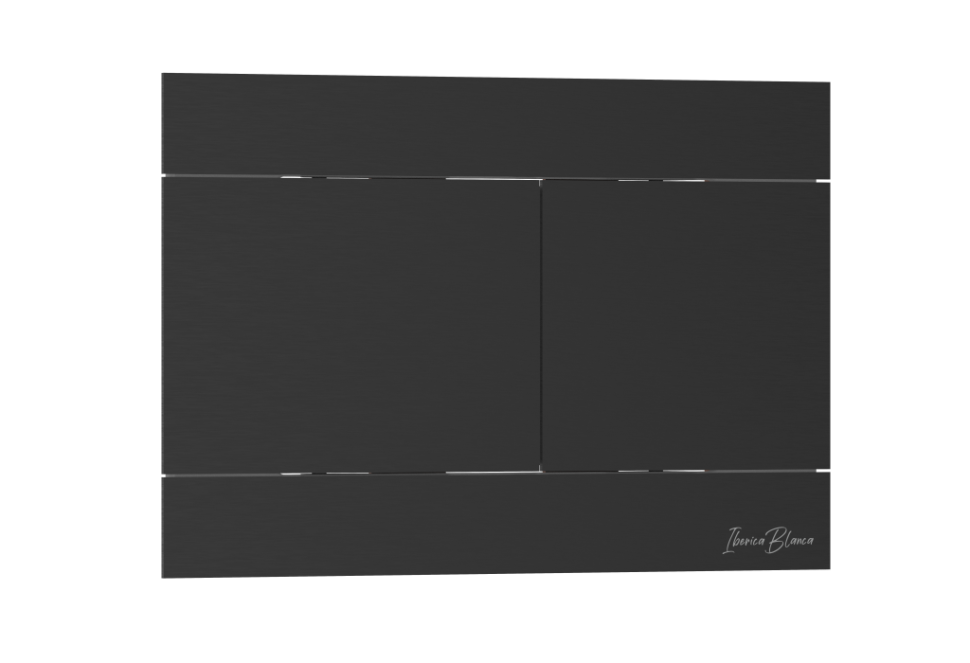 Комплект 3в1 IBERICA BLANCA инсталляция SILENCIO, унитаз BILBAO ALTO белый, кнопка смыва INOX-R черный матовый (IB001.BLA.234.1504)