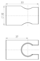 Держатель ручного душа BelBagno NOVA BB-HLD-IN