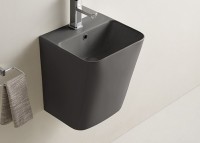 Раковина Cerama Lux 38 500QMDH Темно-серый