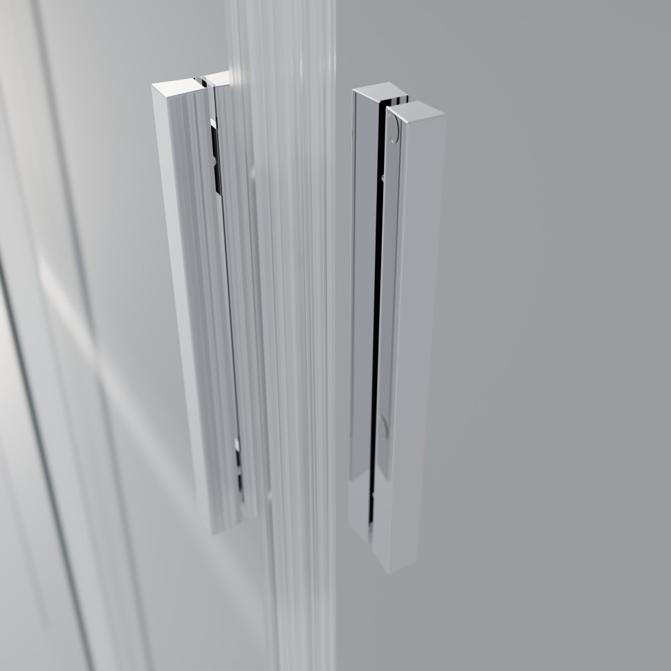 Душевой уголок Soft 2 VSS-3SO2800CL, 800*800, хром, стекло прозрачное