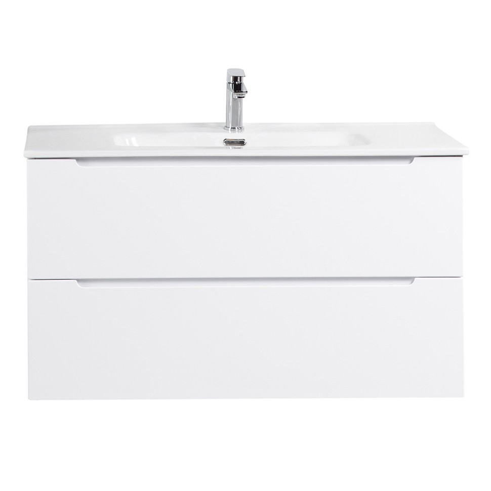 База под раковину подвесная BelBagno ETNA-800-2C-SO-BL-P Bianco Lucido