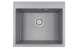 Мойка KANTE 60, IT-GRANIT, PM106052-GRM, серый металлик, 600х520 мм, Paulmark
