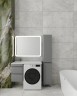 Тумба подвесная STYLE LINE "Даллас 100" Люкс Плюс серая с раковиной ESTETUS Даллас 1000*480 левый  