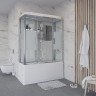 Душевая кабина Niagara Ultra NG-3150-01 (150х70х220) высокий поддон(56см),стекло матовое,4 места