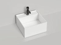 Раковина накладная ARMONIA SQUARE TOP 02  без отверстия под смеситель 450х450х250 S-Stone Матовое