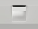 Раковина накладная ARMONIA SQUARE TOP 02  без отверстия под смеситель 450х450х250 S-Stone Матовое