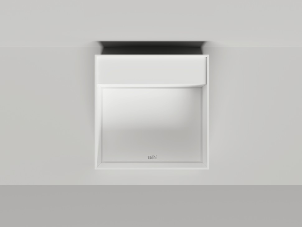Раковина накладная ARMONIA SQUARE TOP 02  без отверстия под смеситель 450х450х250 S-Stone Матовое