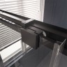 Душевой угол Veconi Premium Trento PTC-SP-30B, 1300х800x2000, черный матовый, стекло прозрачное