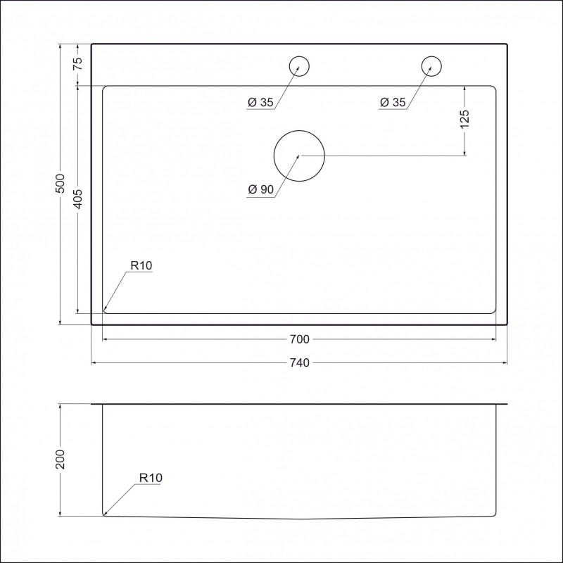 Мойка EMAR EMB-125A EMB-125A PVD Nano Satine
