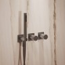 Душевой комплект Alto VSFW-6AL1GM встраиваемый, 2 режима, вороненая сталь