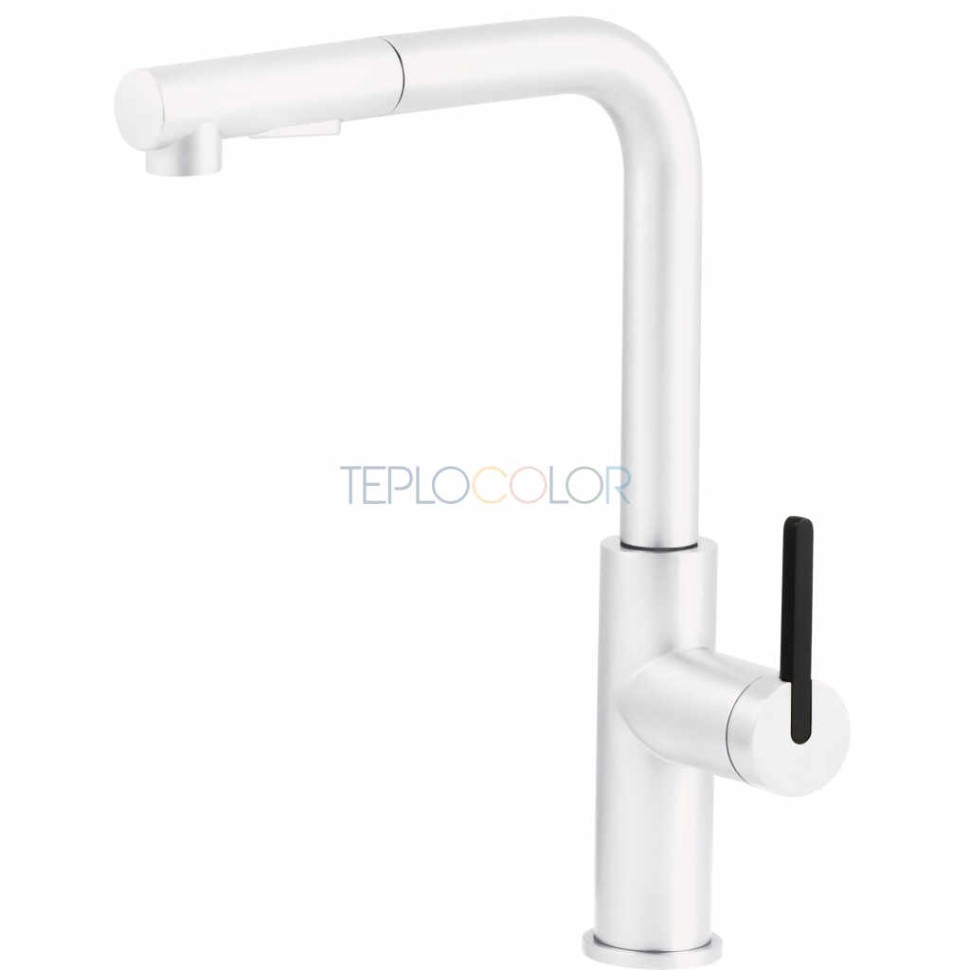 Смеситель для кухни, с выдвижным изливом