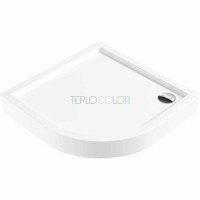 Акриловый душевой поддон, полукруглый, 90 см